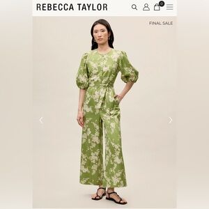 Rebecca Taylor Gab Fleur Jumpsuit